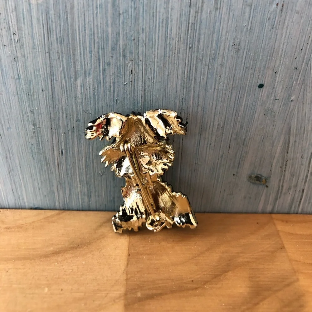 Vintage 1950’s adorable & scruffy little puppy silver brooch - Picture 4 of 7